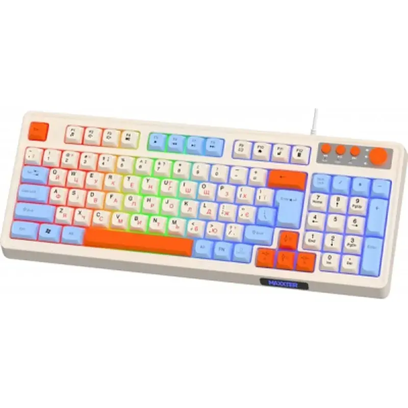 Клавіатура Maxxter KBG-3C01-UA USB UA (KBG-3C01-UA) - фото 2