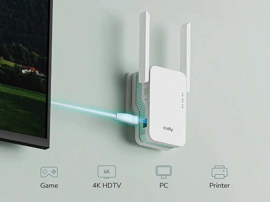 Точка доступу Cudy RE1500 AX1500 Wi-Fi 6 Mesh Repeater (RE1500) - фото 9