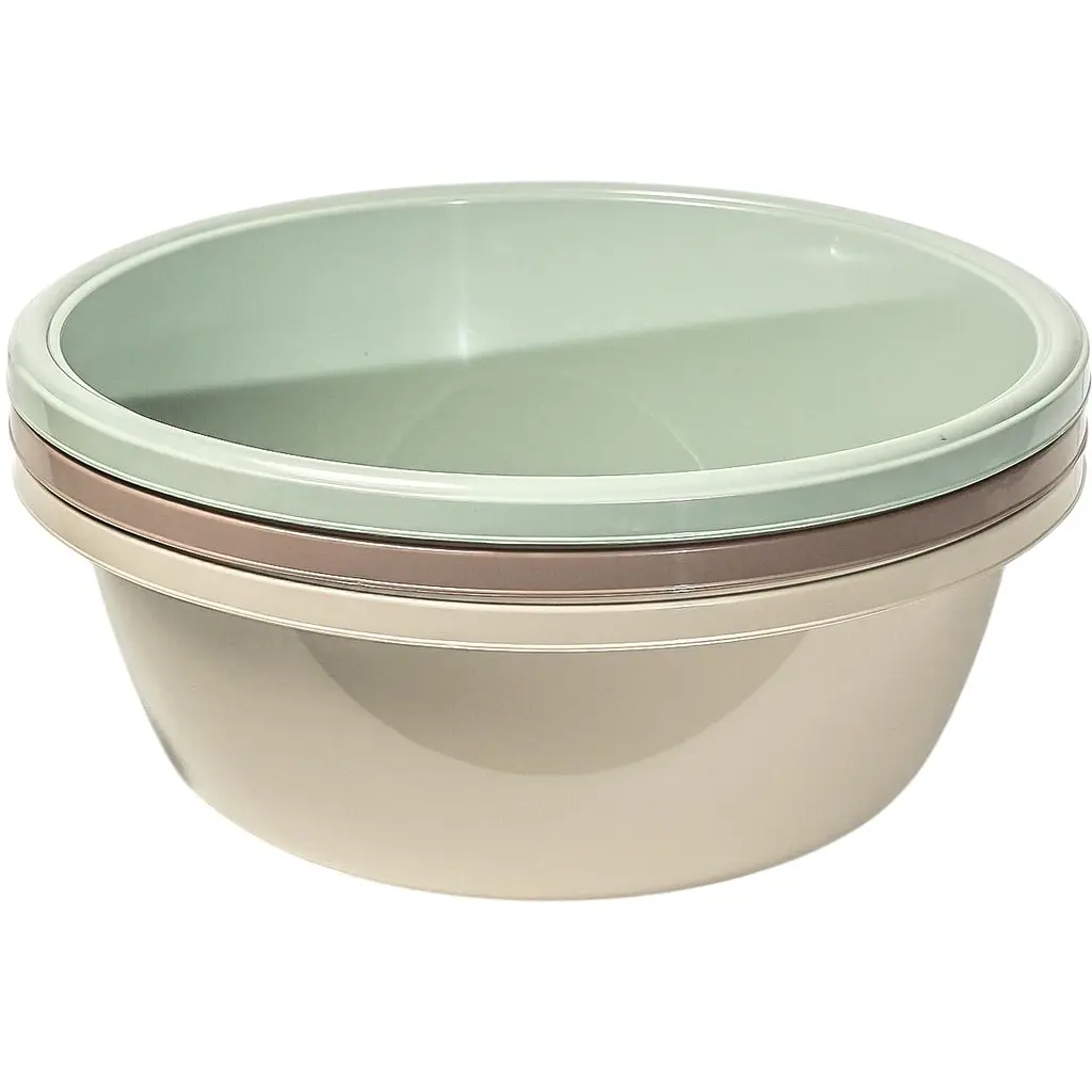 Таз Stars Plast круглый 2.5 л бежевый (94130/беж) - фото 2