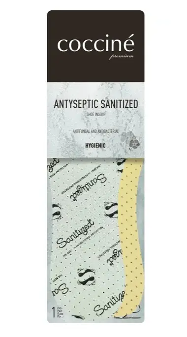Устілки Coccine Antiseptic Sanitized антисептичні перфоровані - захист від грибка та запахів. Розмір 41/42 - фото 3