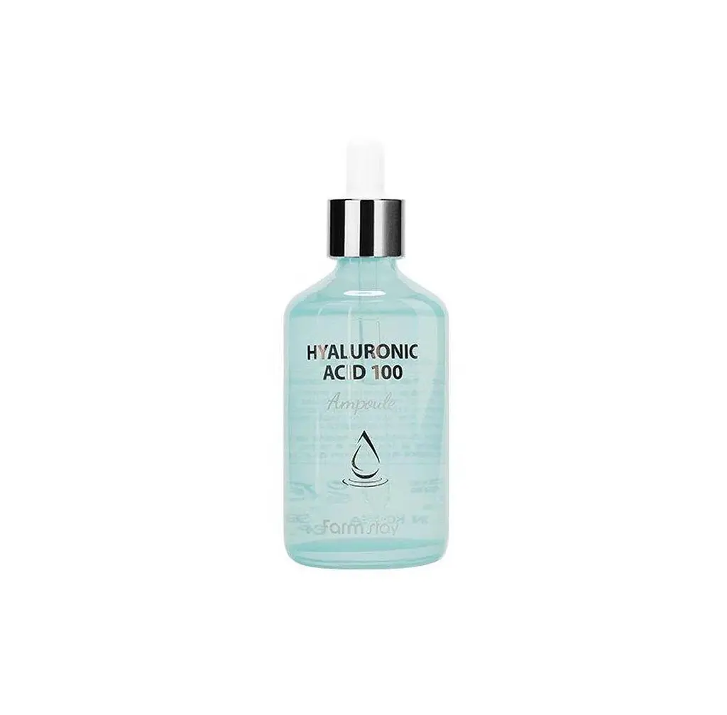 Зволожуюча сироватка для шкіри обличчя з гіалуроновою кислотою HYALURONIC ACID 100 AMOPOULE FarmStay 100 мл - фото 2