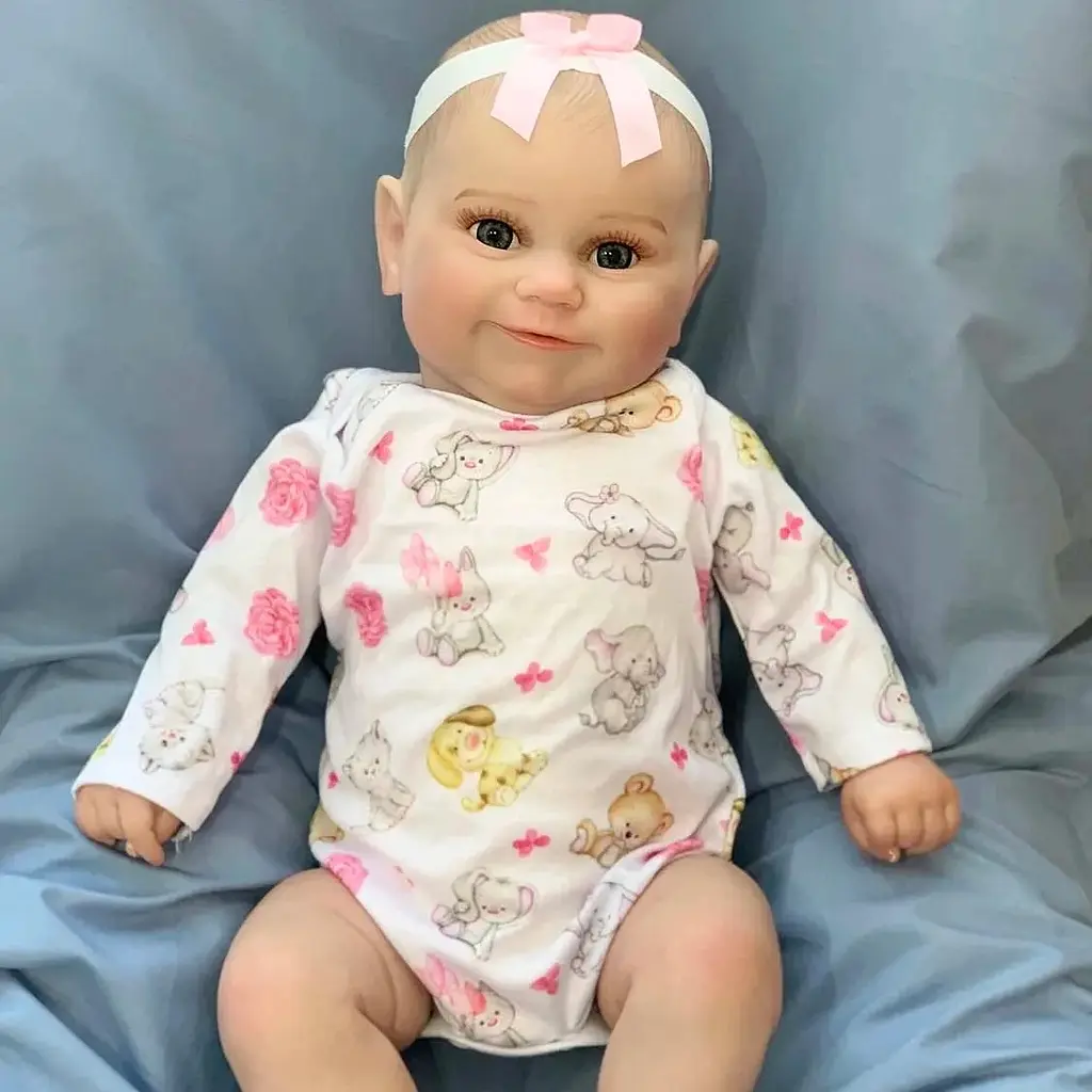 Силіконова колекційна лялька реборн reborn новонароджена дівчинка вулиця Reborn Dolls det0018815 - фото 2