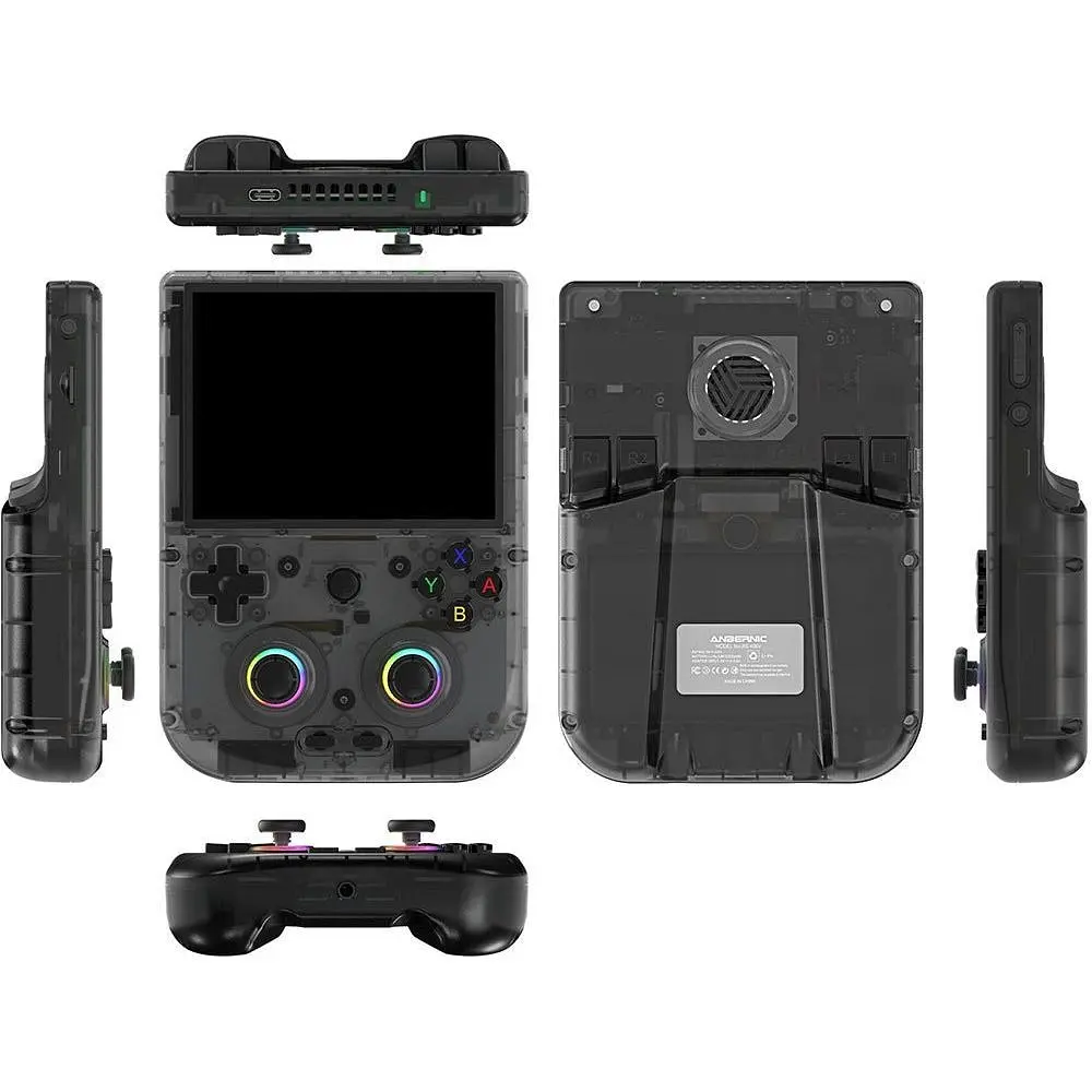 Ретро ігрова приставка Anbernic RG406V 128GB Transparent Black [154471] - фото 3
