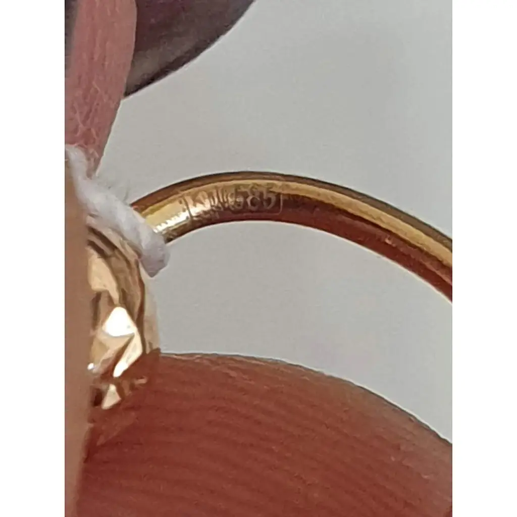 Золотая серьга-пирсинг Favoritum. 310129_5_А - фото 4