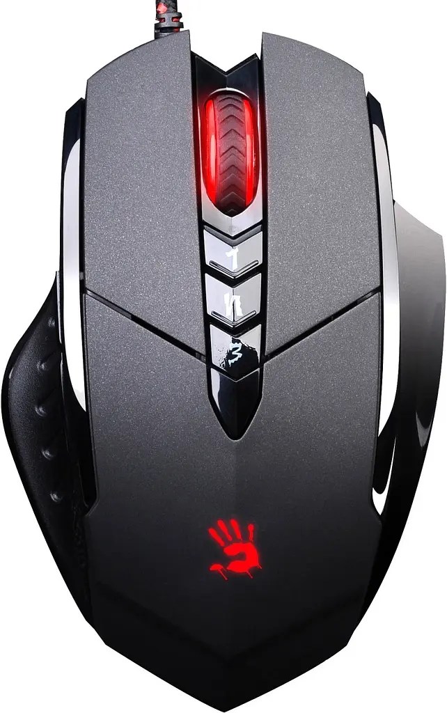 Миша A4Tech Bloody V7M Metal USB black - фото 4