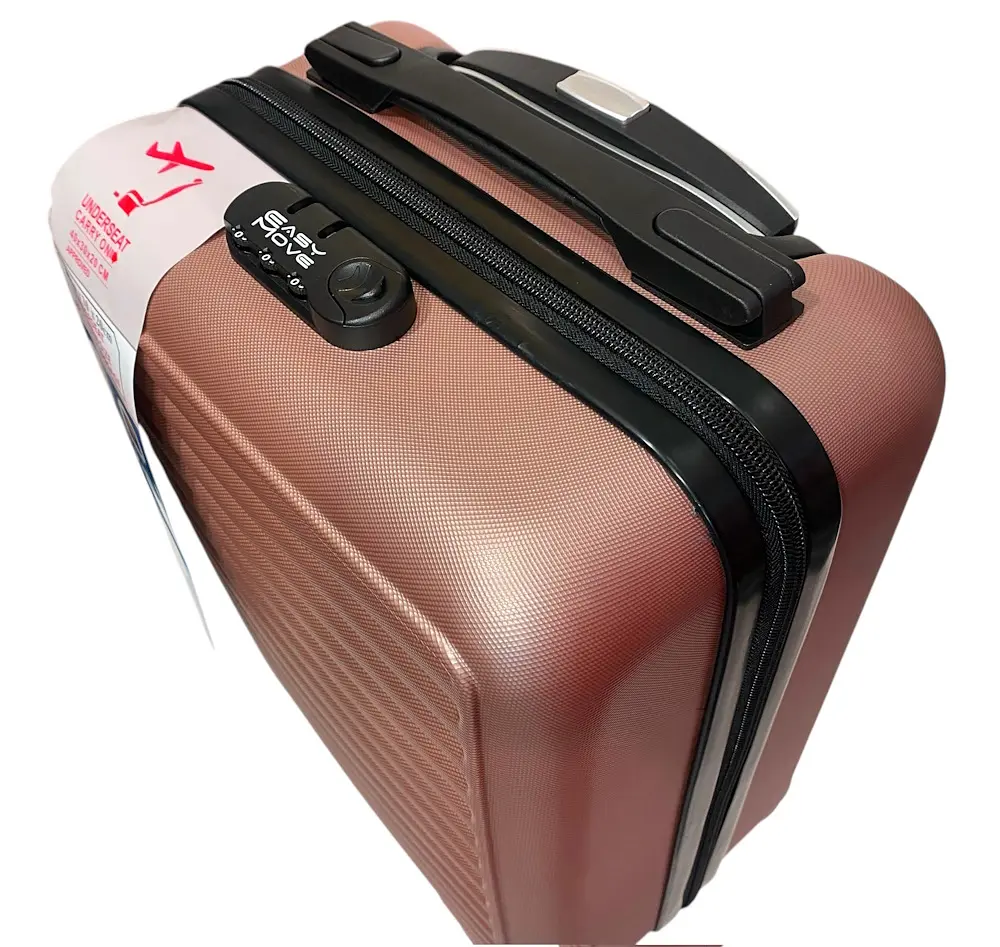 Валіза Easy Move 005 міні XS 40x30x20 см ABS пластик Рожеве золото - фото 6