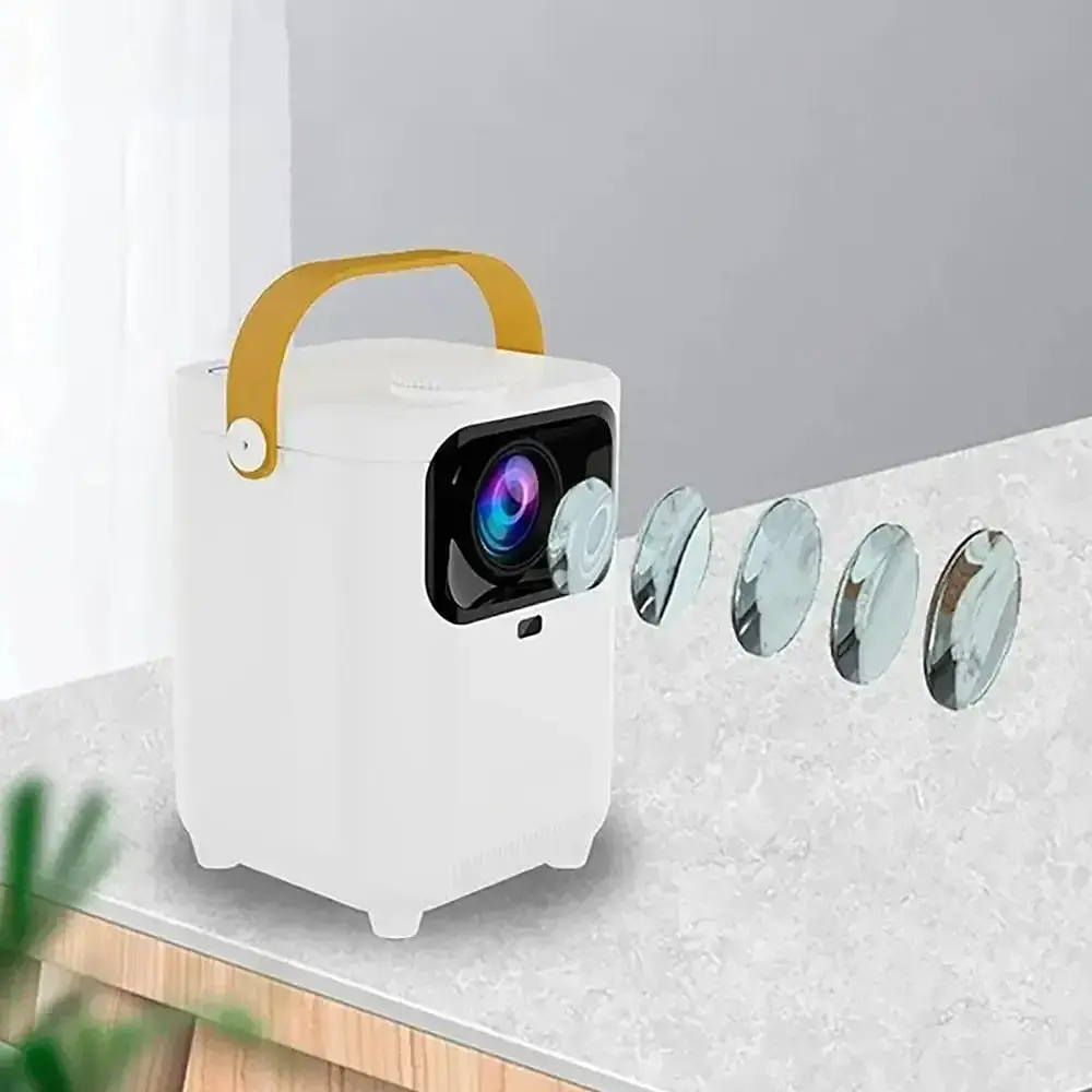 Портативний проектор + пульт, 4K HD, Android 11.0, Wi-Fi 6.0, Bluetooth, E350 / Мультимедійний проектор домашній - фото 4
