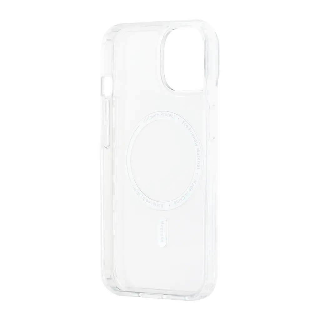 Чохол WIWU Magnetic Crystal with MagSafe iPhone 15 Transparent - фото 3