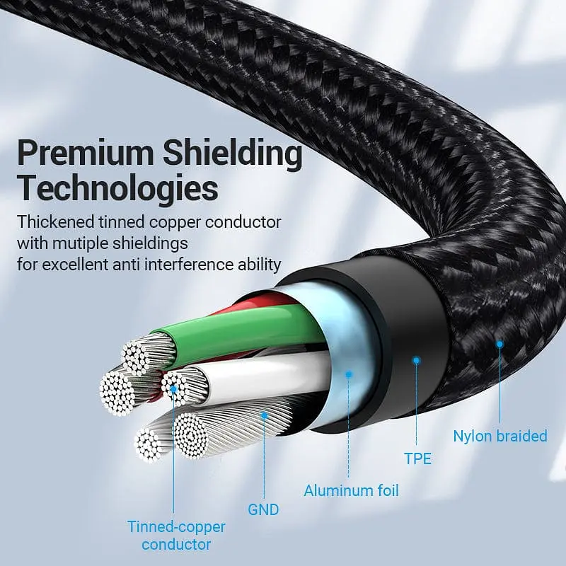 Кабель USB 2.0 AM - 2хType-C M, 1.0 м Y-Splitter Charging Cable 2.4А 480Mbps Aluminum Alloy Vention - фото 5