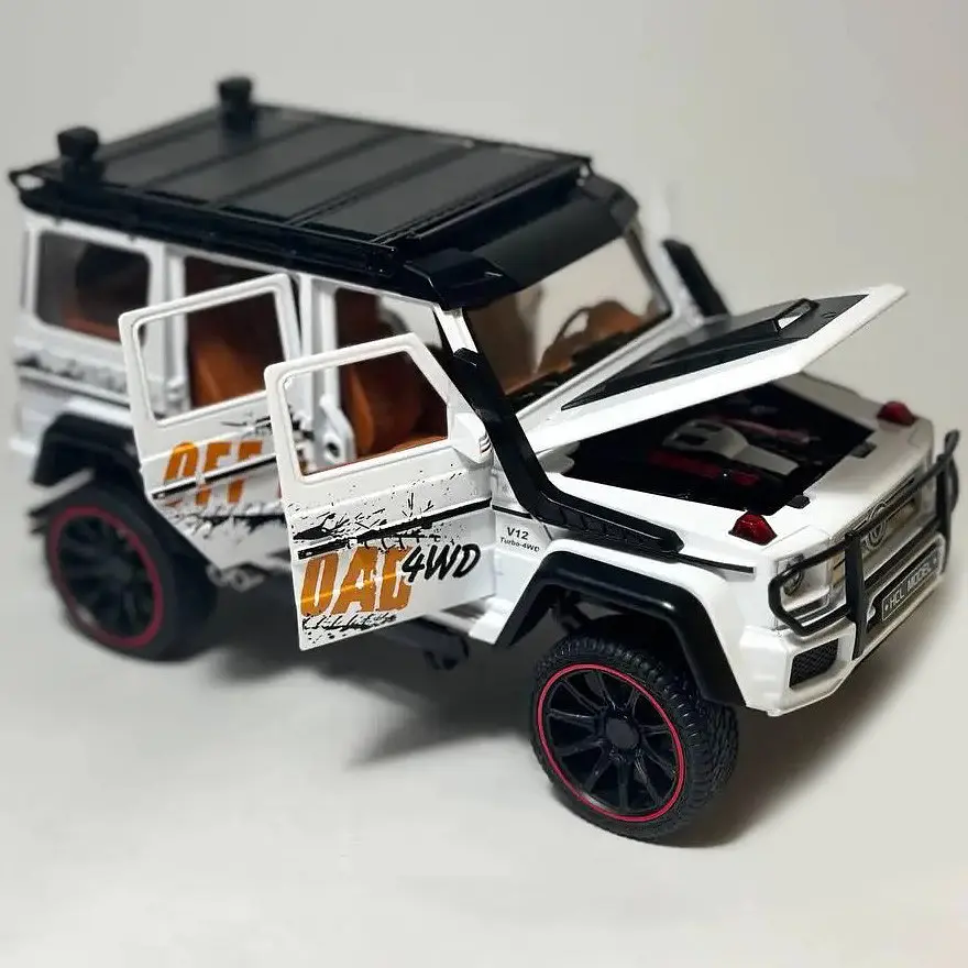 Колекційна металева модель автомобіля АвтоЕксперт Gelandewagen Off road V12 Turbo-4wd з інерцією, світлом та звуком 1:22 - фото 5