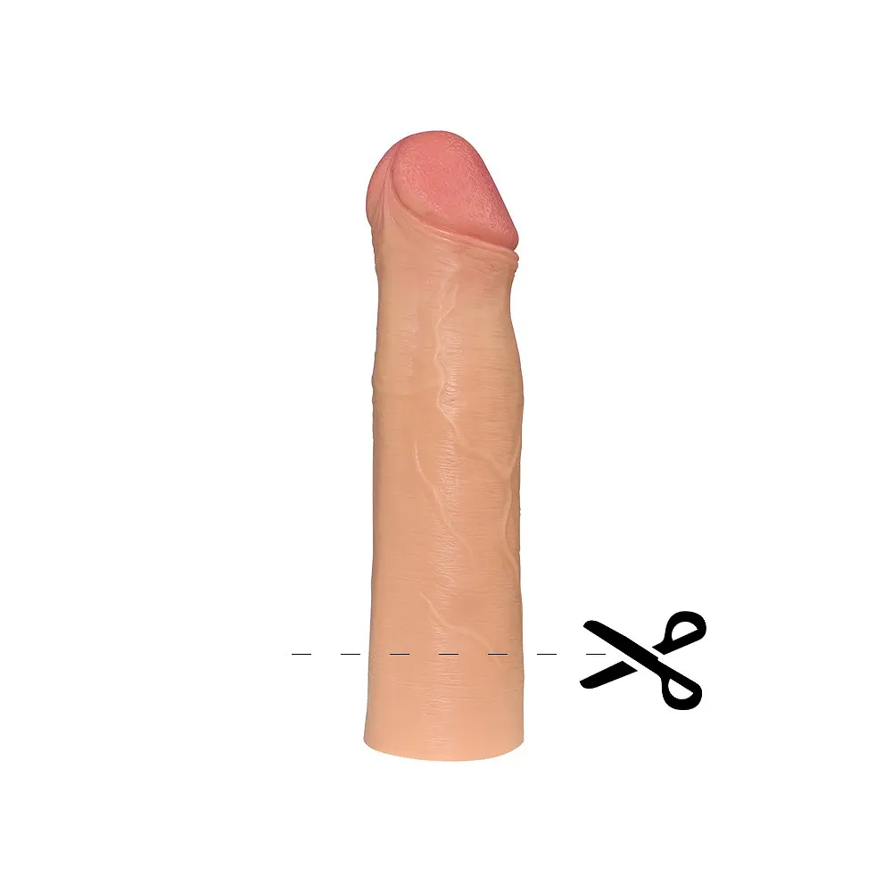 Насадка на пенис Lovetoy Revolutionary Silicone Nature Extender 17.8 см коричневый - фото 10