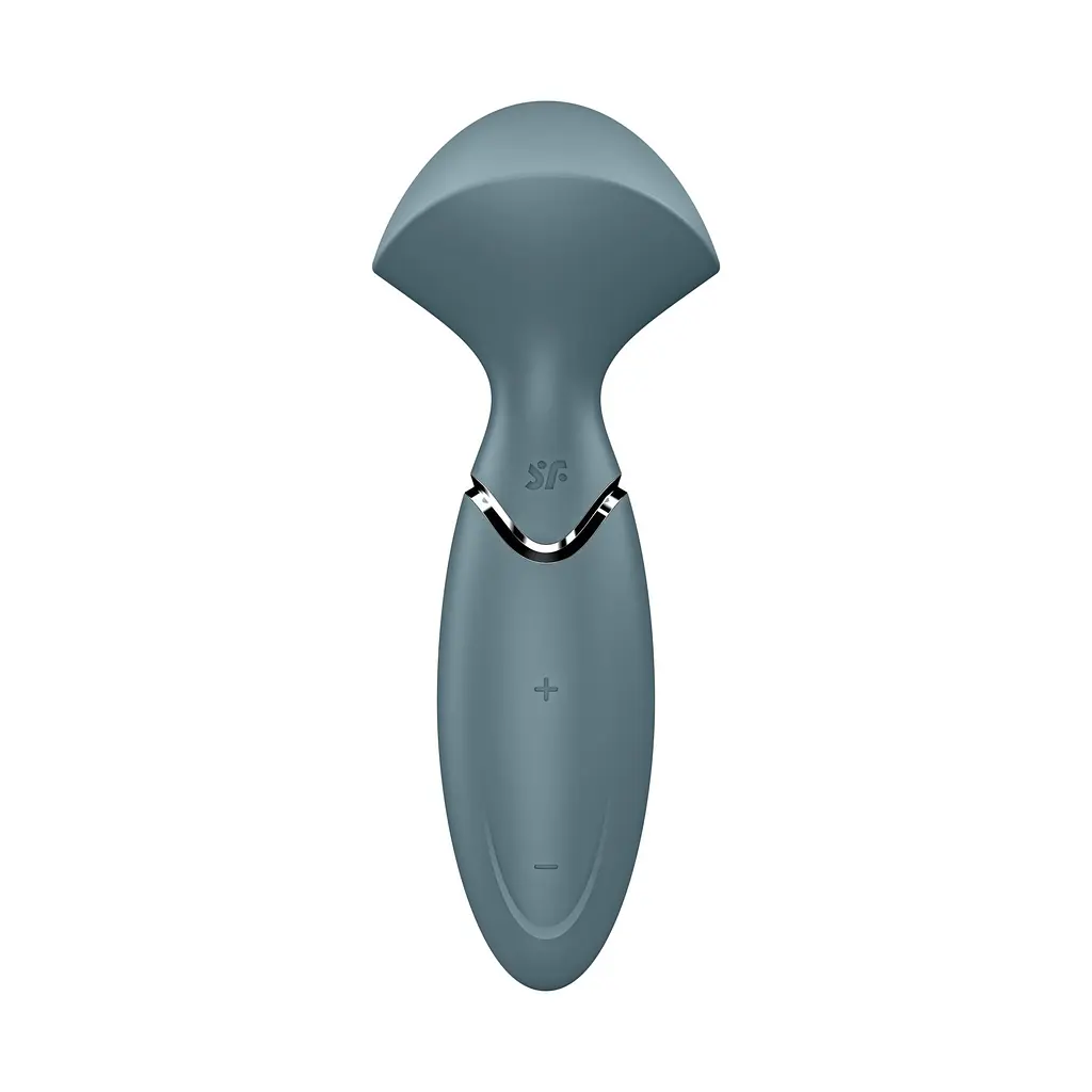 Вібромасажер Satisfyer Mini Wand-er Grey - фото 6