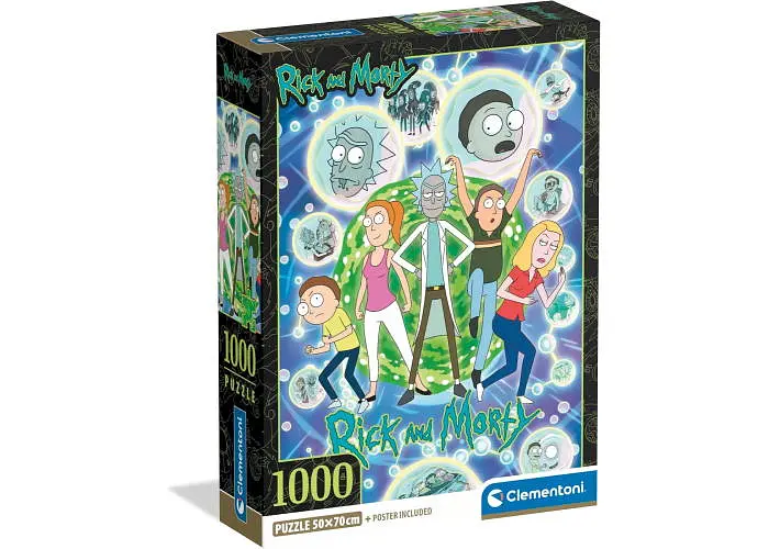 Пазл Clementoni Рік і Морті (Rick and Morty Puzzle - 1000 pcs.), 1000 ел. (37510)