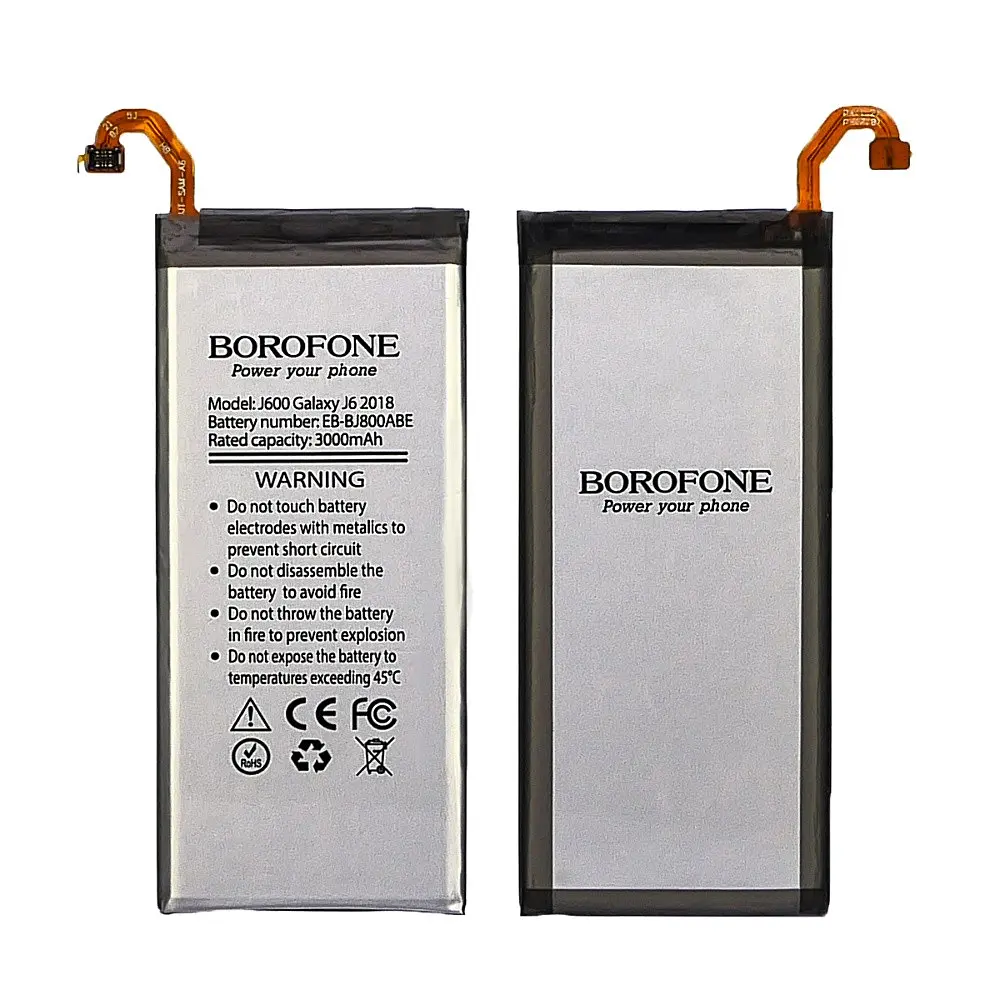 Акумулятор Borofone EB-BJ800ABE для Samsung J800 J8/J600 J6 (2018)/A6 (2018) - фото 2