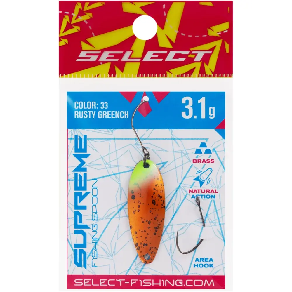 Блесна Select Supreme 3.1g 34mm #33 Rusty Greench - фото 2