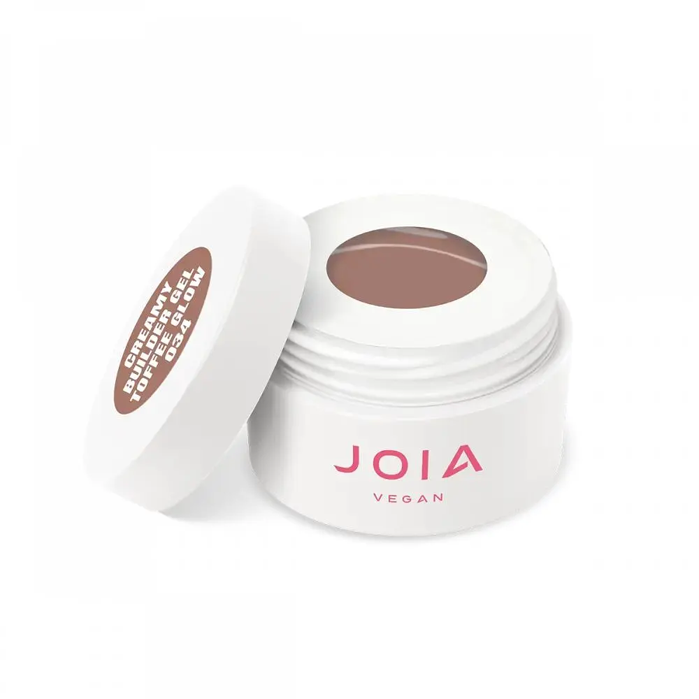 Моделюючий гель для нігтів Creamy Builder Gel 034 Toffee Glow JOIA vegan 15 мл