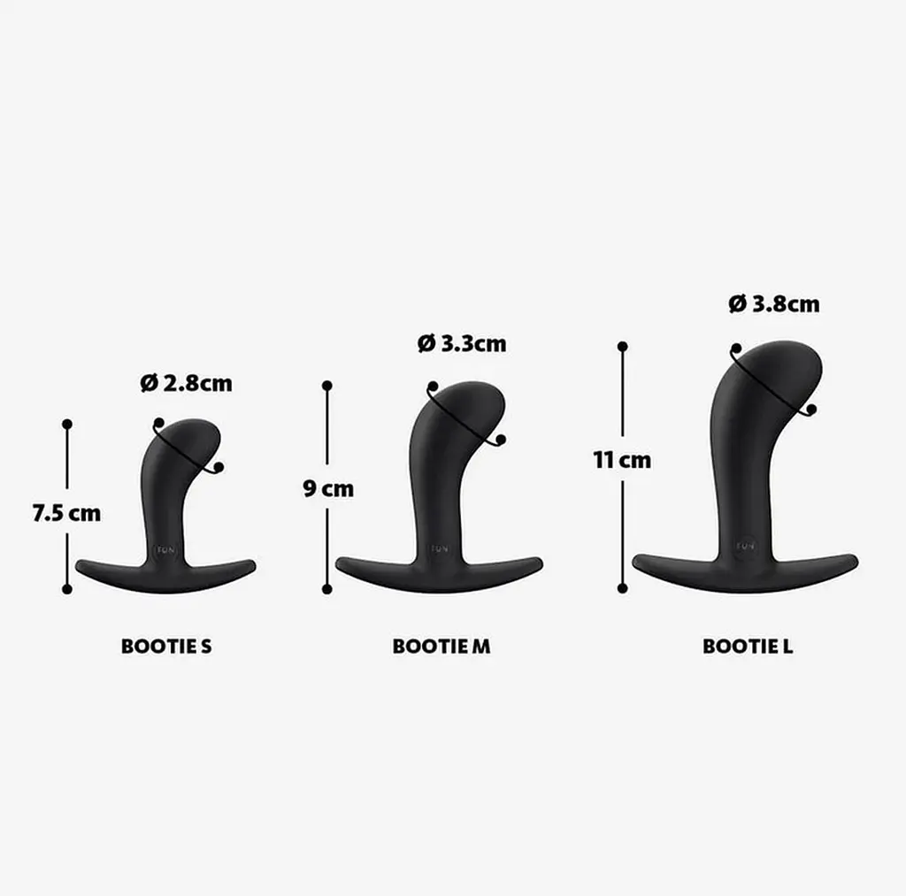 Анальна пробка Fun Factory Bootie S 7.5 см (чорний) - фото 4