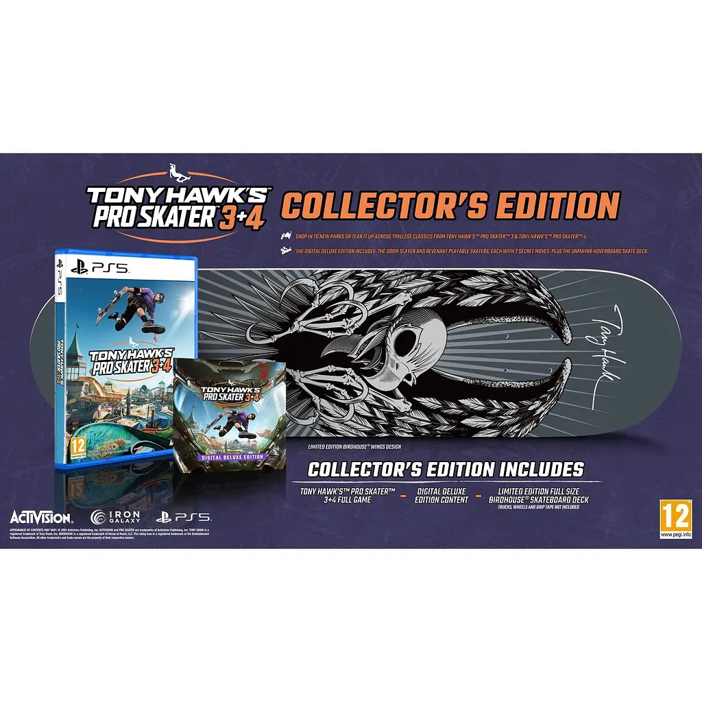 Гра Tony Hawk Pro Skater 3+4 Collector's Edition для PS5 (EN) (1161861) [143631] - фото 2