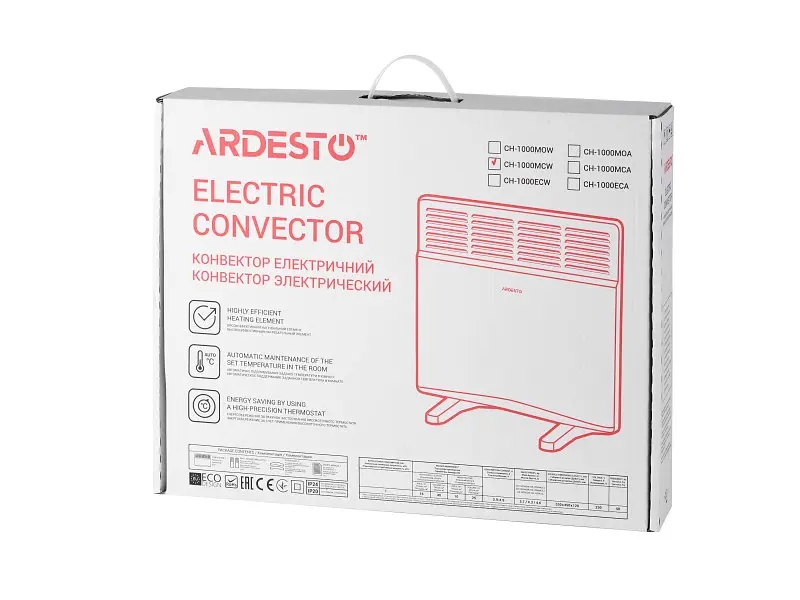 Конвектор Ardesto CH-1000MCW - фото 8