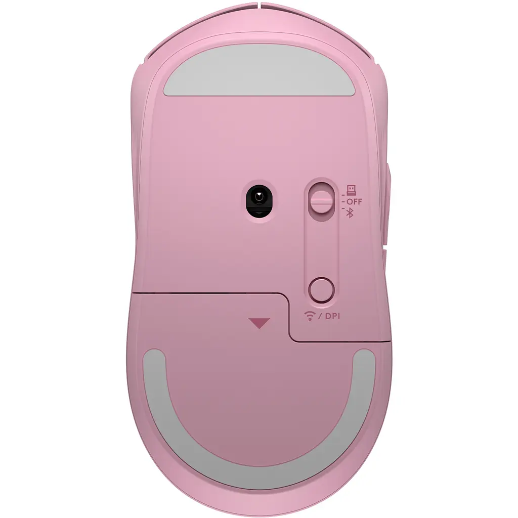 Мишка бездротова HP 400 Quiuet 5 кнопок 1200 dpi рожева - фото 3