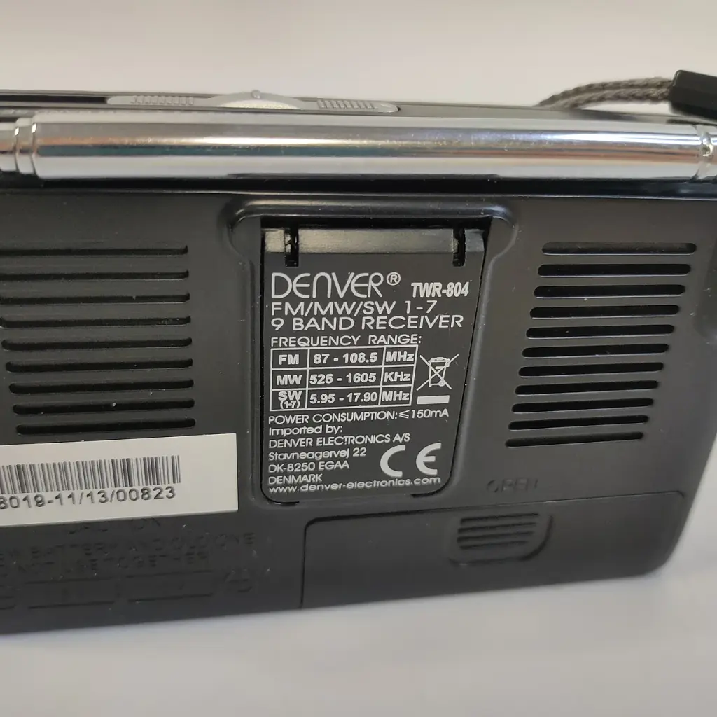 Радио дорожное карманное Denver TWR-804 - фото 2