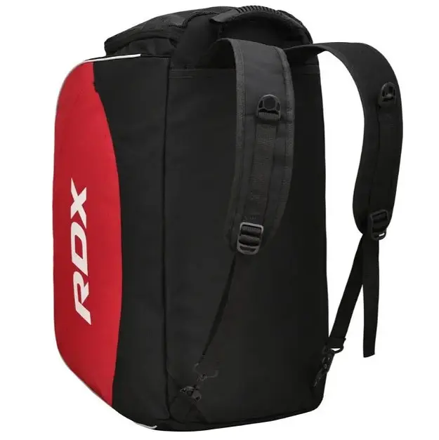 Спортивна сумка RDX R1 Duffel Bag with Backpack Straps Black/Red (GKB-R1B) - фото 4