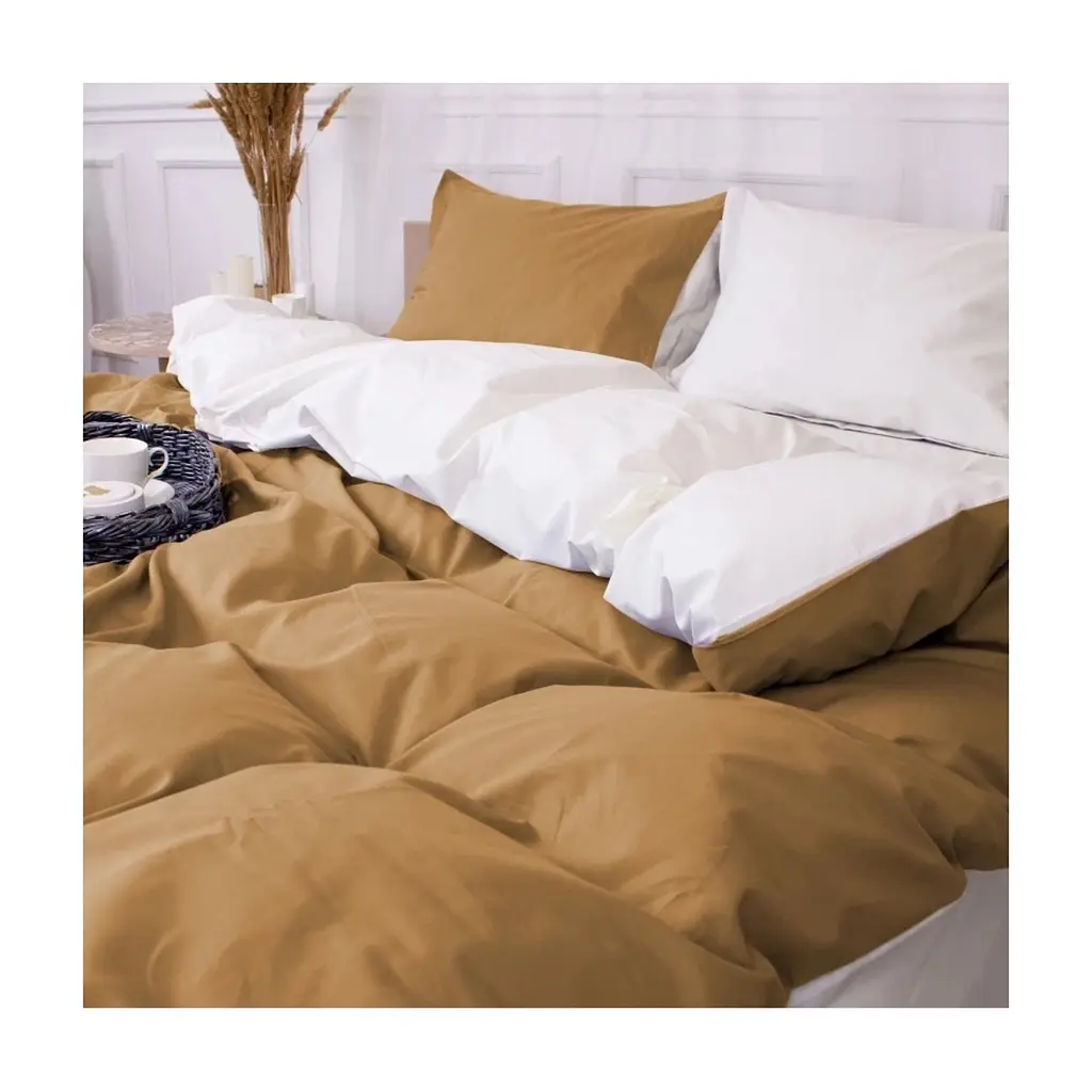 Постільна білизна MirSon Poplin Line 002 + 015 Lorena 2 x 160 x 220 (2200006280088) - фото 3