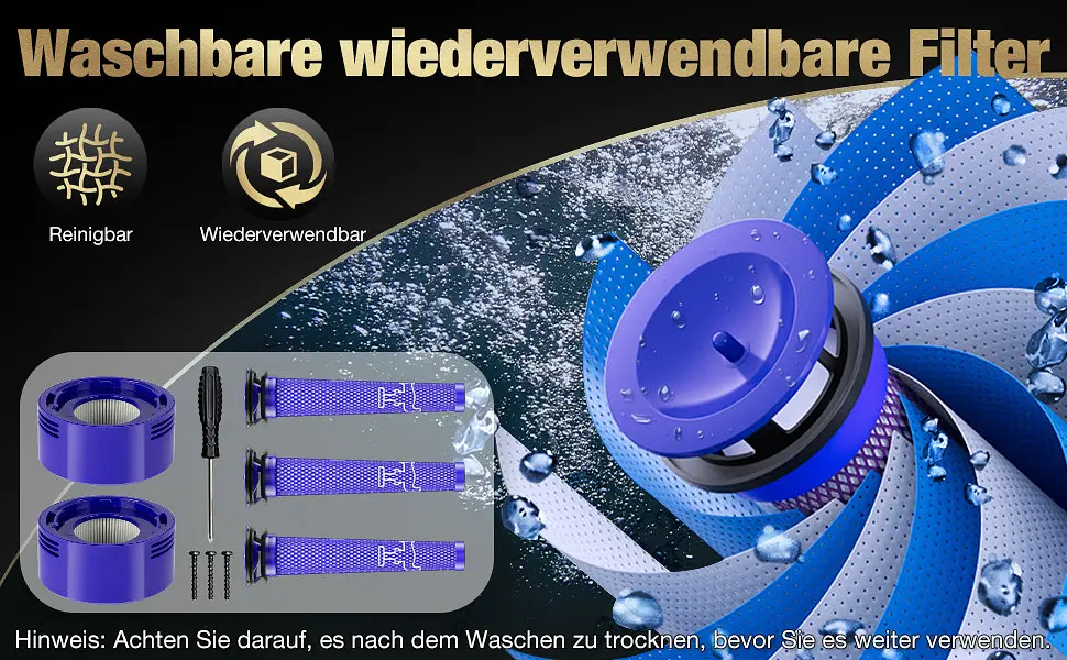 Посилений акумулятор EGR 7000 мА·год для Dyson V8 із комплектом фільтрів - фото 8