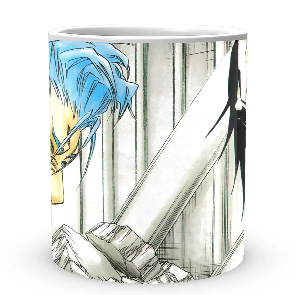 Кружка GeekLand Блич Bleach Гриммджо Джаггерджак и Улькиорра Сифер BL.02.034 330 мл белая - фото 2