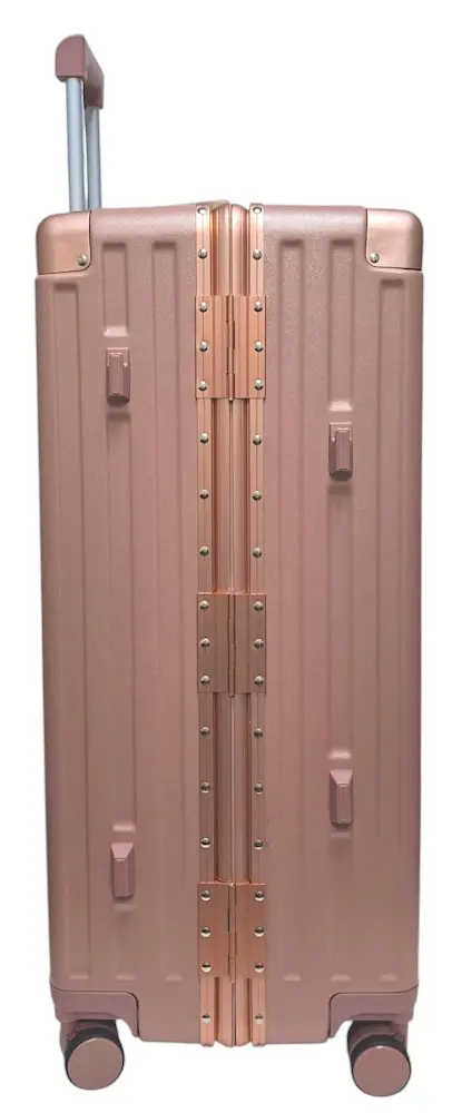 Валіза велика L Madisson Snowball 66503 L 74x49x31 см 100% полікарбонат на клямках Рожеве золото - фото 5