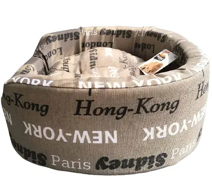 Лежак для собак та котів Ferplast Dandy Cities 45 коричневий 45х35х13 см 82941096 - фото 3