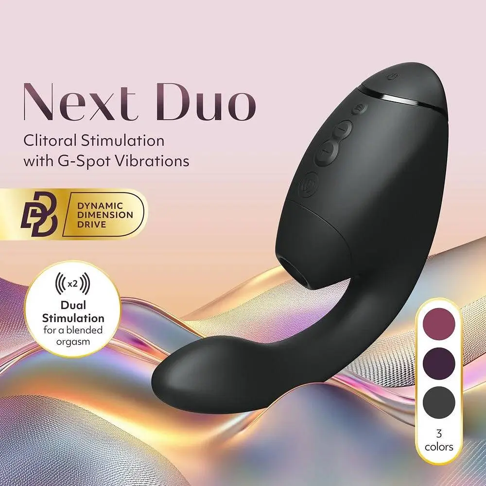 Вібратор Womanizer Next Duo з вакуумним стимулятором - фото 3