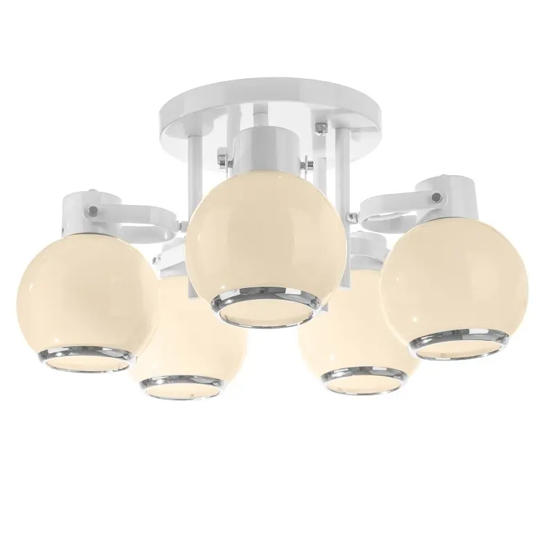 Люстра стельова Brille E27 60W WH (LK-564C/5) - фото 4