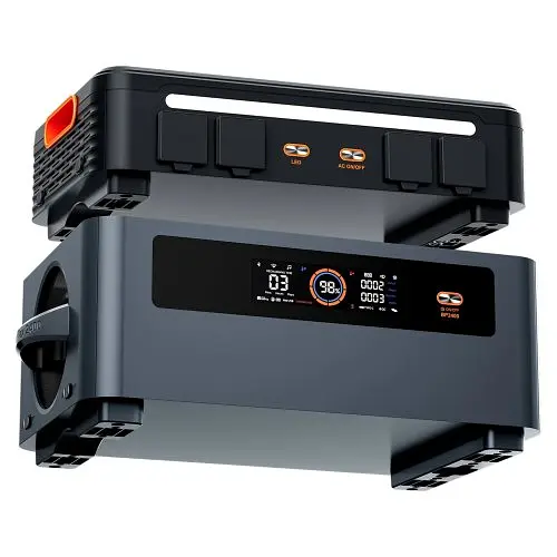 Додаткова батарея Oscal BP2400 Pro 2016Wh (для PowerMax 2400 Pro) Gray - фото 4