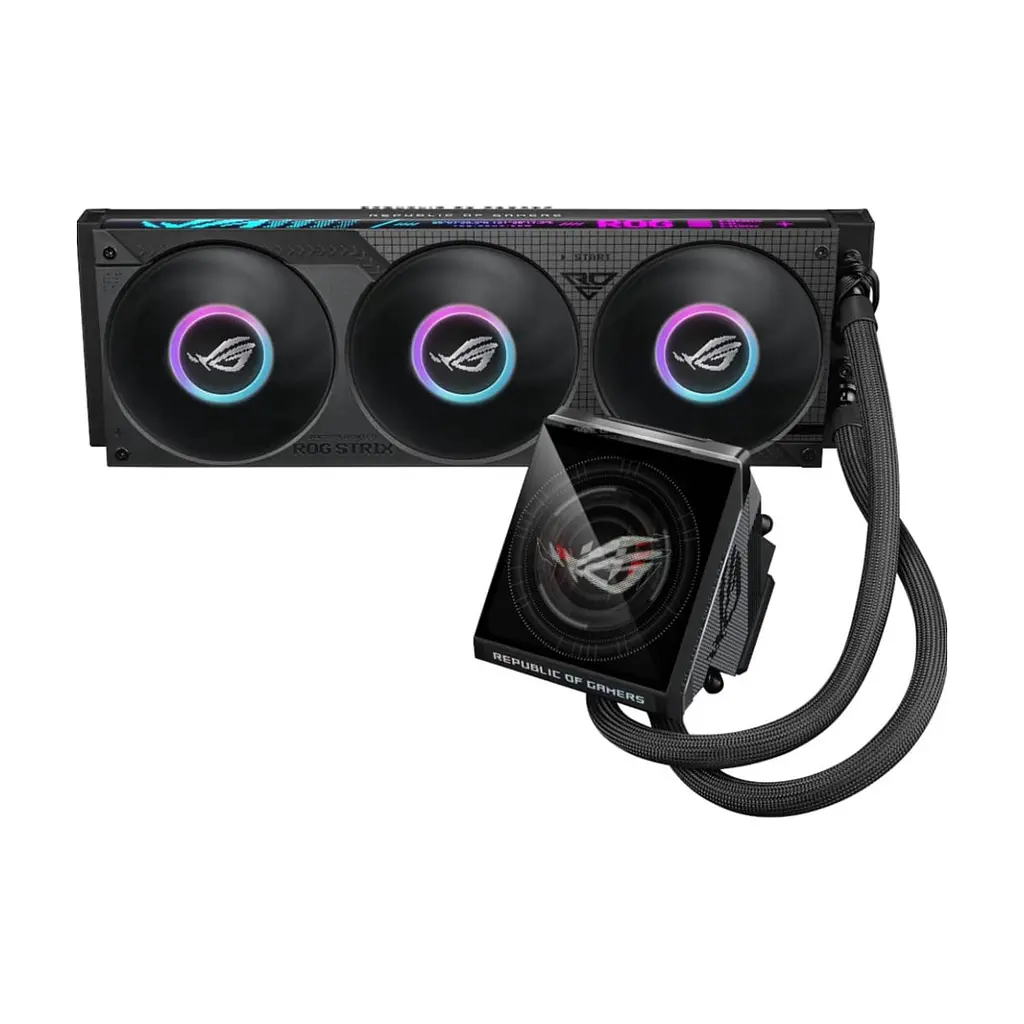 Система рідинного охолодження ASUS ROG STRIX LC IV 360 ARGB LCD (90RC01M1-B0EAY0) - фото 2