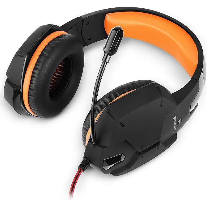 Ігрові навушники REAL-EL GDX-7700 Surround 7.1 Black/Orange (EL124100016) [112563] - фото 4