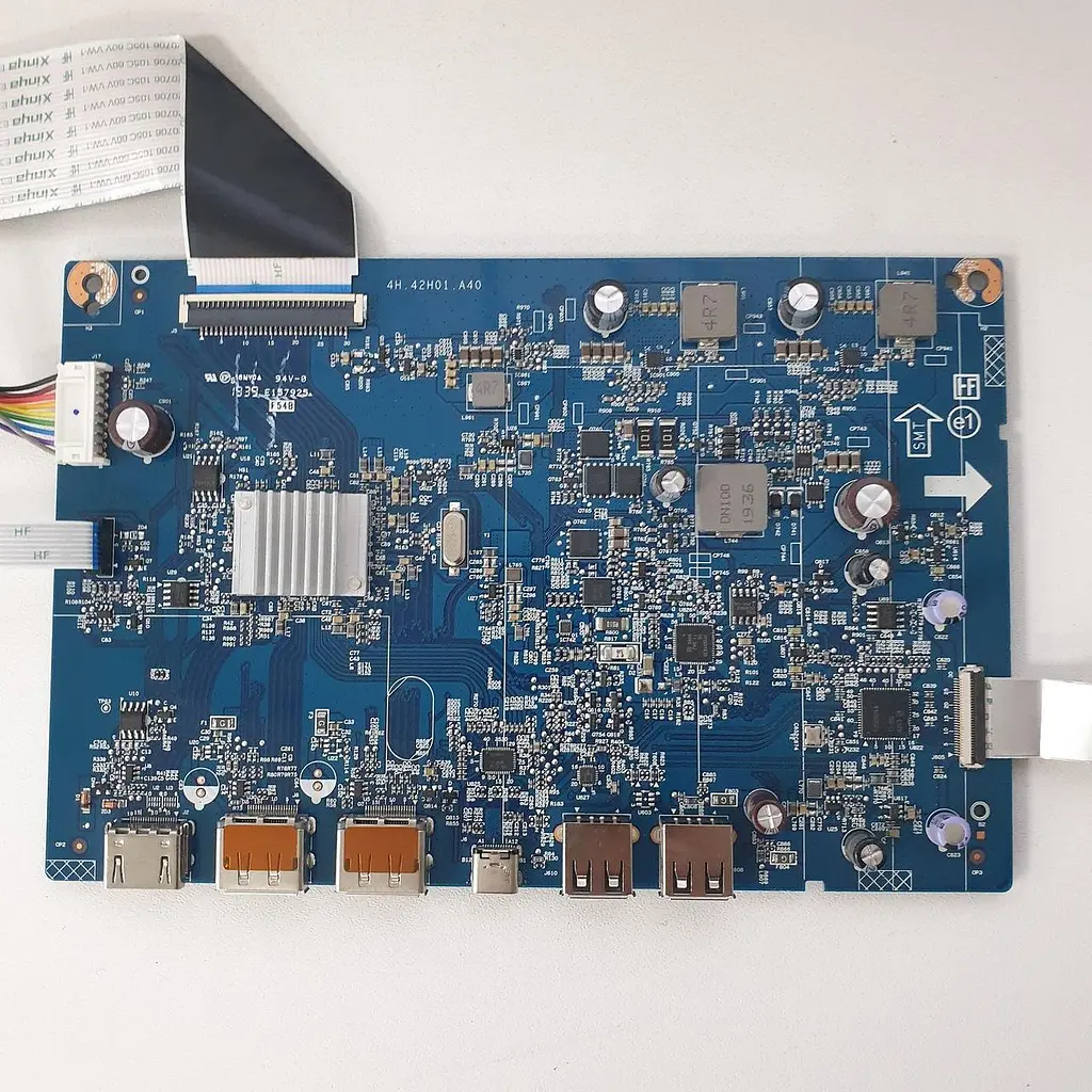 Материнская плата монитора DELL P2419Hc (4H.42H01.A40) "Б/У" - фото 2