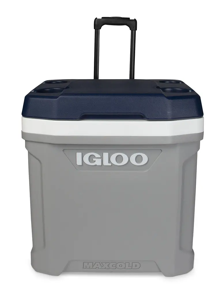 Изотермический контейнер на колесах Igloo Maxcold Latitude 62 Roller 56 л серый с синим - фото 6