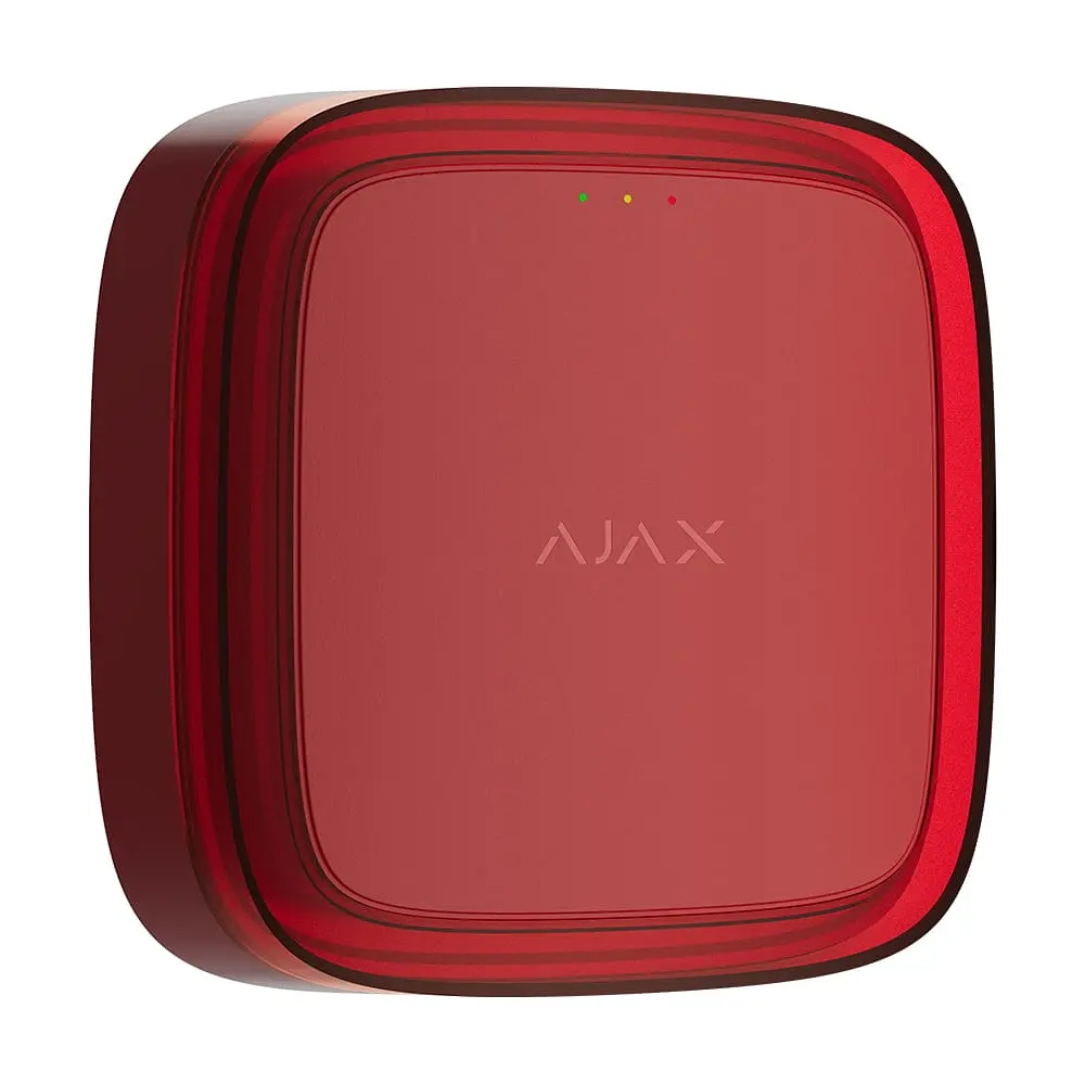 Бездротовий адресний пожежний оповіщувач світловий Ajax EN54 FireProtect (VAD) Jeweller Red (26-00657) - фото 2