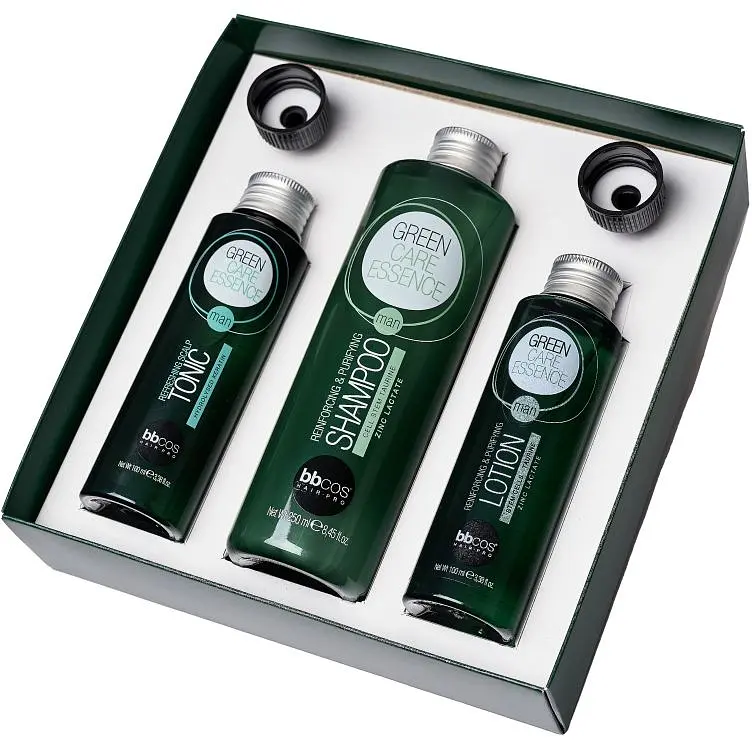 Набор для волос BBcos Green Care Essence Man: шампунь 250 мл + лосьон 100 мл + тоник 100 мл - фото 2