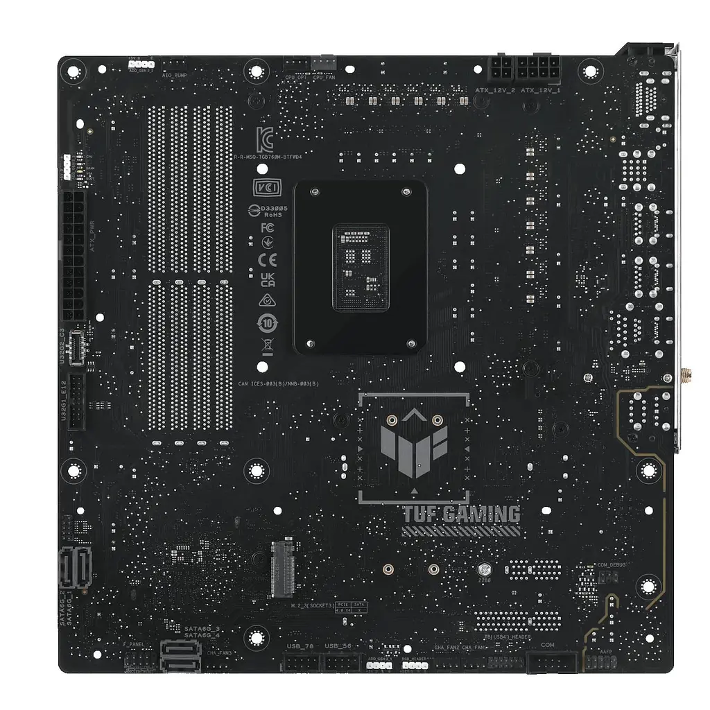 Материнська плата ASUS TUF Gaming B760M-BTF WiFi D4 (TUF Gaming B760M-BTF WiFi D4) (Socket 1700, Intel B760, Micro-ATX) Б/в - фото 2