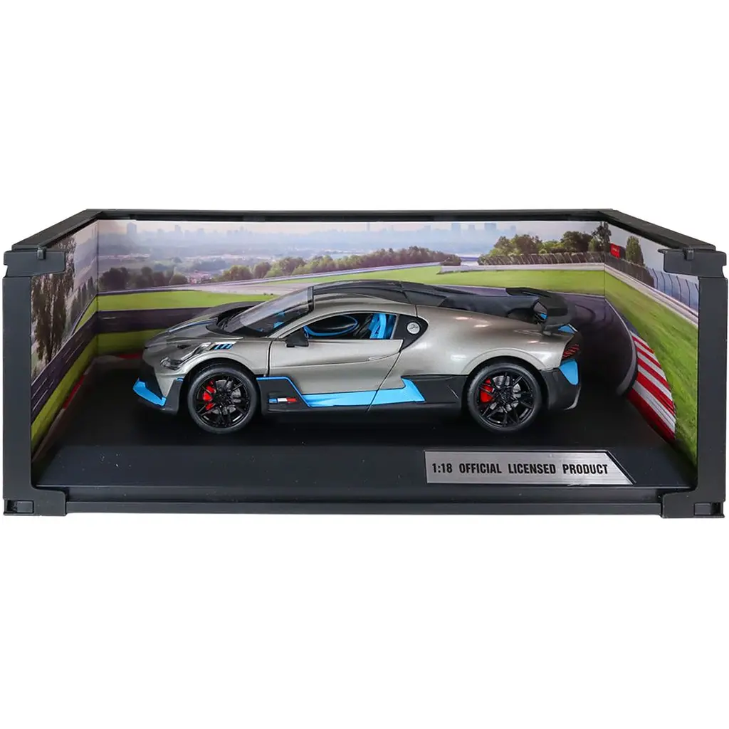Автомодель - Bugatti Divo сірий 1:18 (250940BDGY) - фото 11