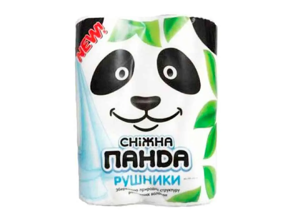 Рушники паперові Сніжна панда 2 шт/уп