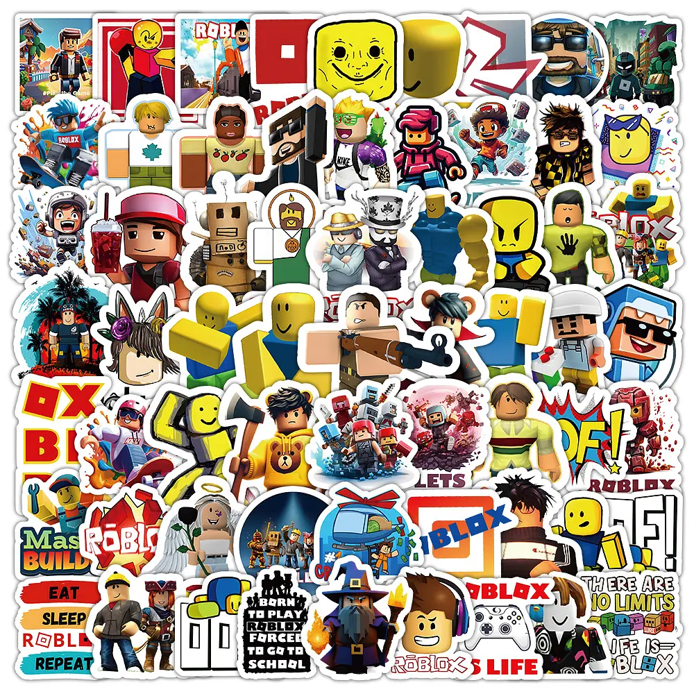 Стікерпак Роблокс Набір наклейок GeekLand ROBLOX 100 штук - фото 2