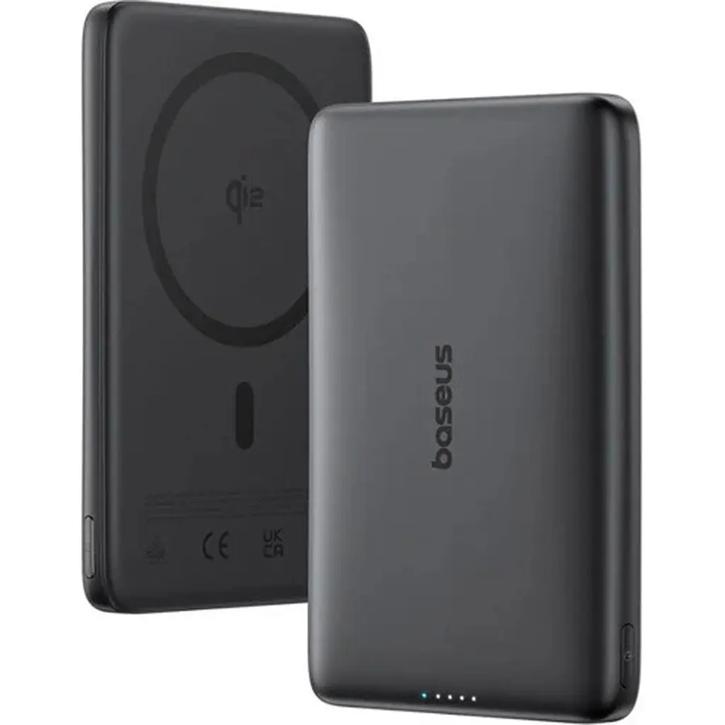 Зовнішній акумулятор Baseus PicoGo Ultra Slim Qi2 10000mAh 27W Black (E0027201) [153916] - фото 2