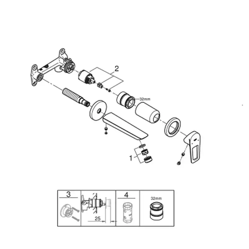 Змішувач Grohe BauLoop New (20289001) - фото 6