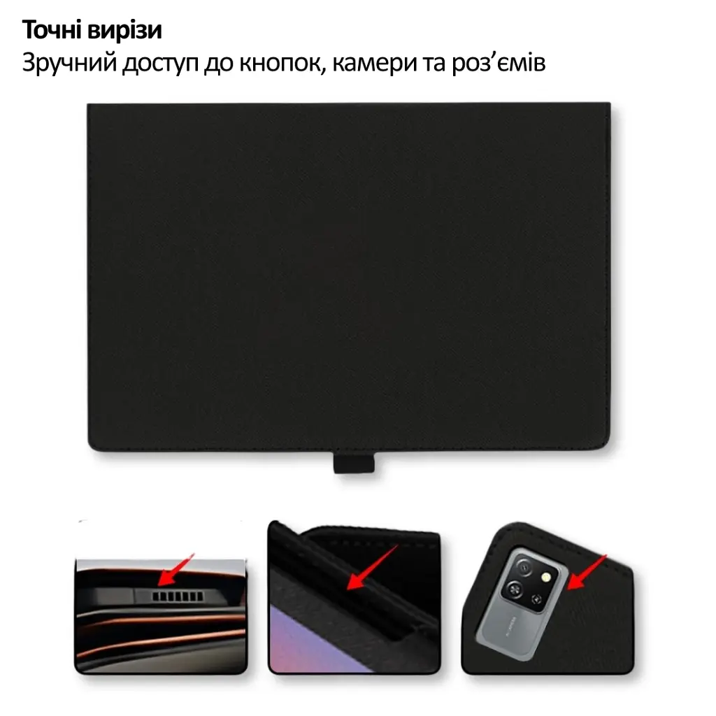 Чохол до планшета BeCover Slimbook Blackview Tab 60 Pro 10.1" Black (715122) - фото 5