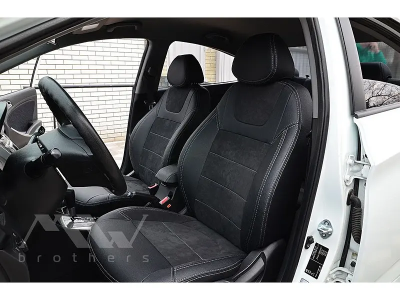 Авточохли модельні MW Brothers для Hyundai Accent (Solaris) c 2010 - фото 2