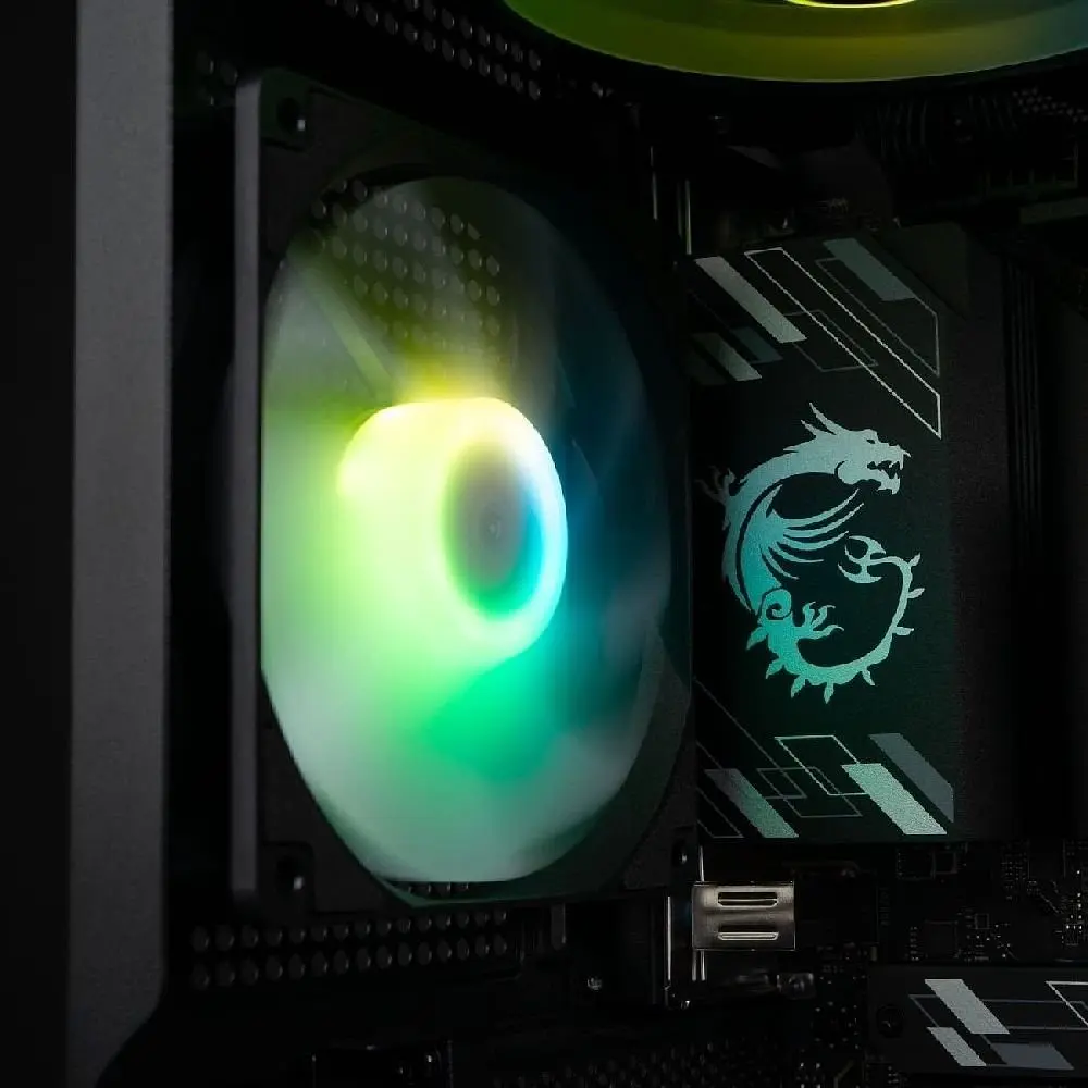 Комп'ютер Dragon Lucky Nyx Powered_by MSI (RTX 5080SHAD+R7 9800X3D) Black / AMD Ryzen 7 9800X3D (4.7–5.2 ГГц), 8 ядер / NVIDIA GeForce RTX 5080 / 64 ГБ (DDR5) / 1024 ГБ (SSD) - фото 10