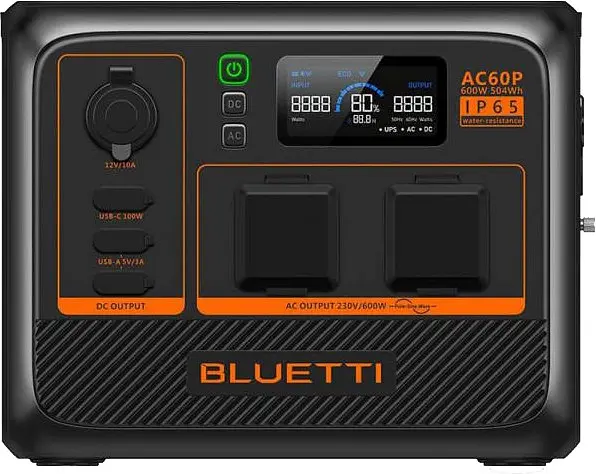 Зарядная станция BLUETTI AC60P 504Wh 600W - фото 2